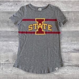 PINK Victorias Secret Iowa State Cyclones T Shirt Women XS Bling NCAA Game Day